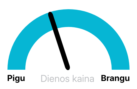 Elektros kaina Nord Pool biržoje