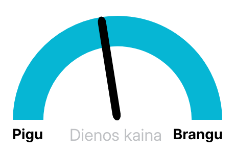 Elektros kaina Nord Pool biržoje